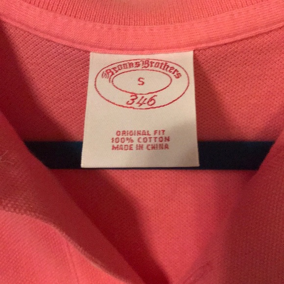 Brooks Bothers Pink Polo shirt S Men’s - Picture 3 of 4